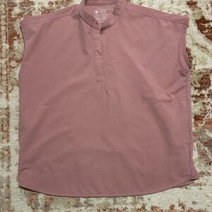 Figs Women’s Rafaela Scrub Top - Mauve